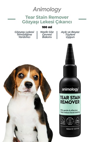 Animology Tear Stain Remover Köpek Gözyaşı Lekesi Temizleyici Göz Çevresi Bakım Solüsyonu 100 Ml
