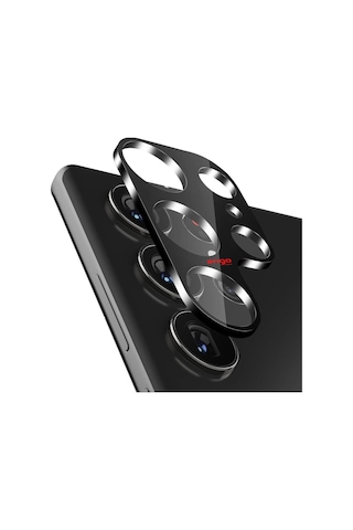 Samsung Galaxy Uyumlu S24 Ultra Kamera Koruyucu 9h Temperli Cam Şeffaf