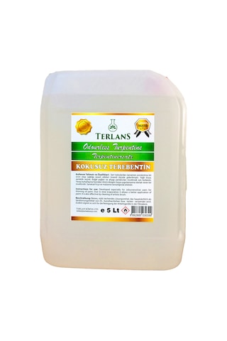 Terlans Kokusuz Terebentin 5 Litre Kokusuz Tiner