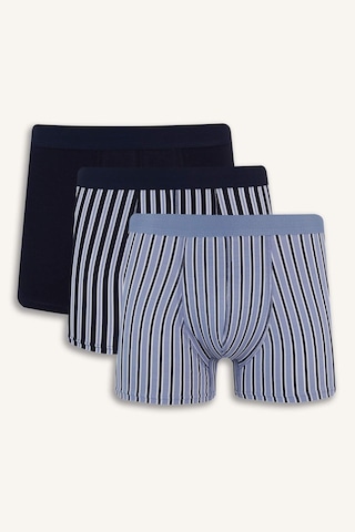 DeFacto Regular Fit Çizgili 3'lü Boxer E7203AX25SMNV135