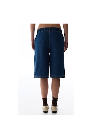 Penti Denim Blue Longline Bermuda Pantolon Denım Blue
