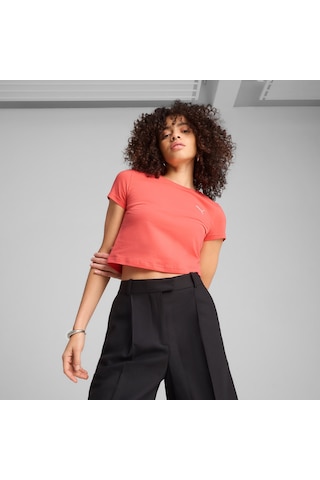 Puma Wardrobe Essentials Kadın Pembe Tişört 629745-24 Pembe