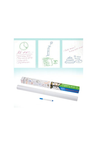 Silinebilir Kalemli Sticker Duvara Yapışabilen Yazı Tahtası 60x100 Cm 5332 0