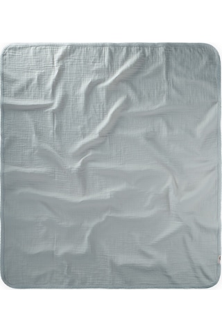 Cigit Dantel İşlemeli Tekkat Müslin Battaniye 100x100 CM +/- 3 CM Mint Yeşili