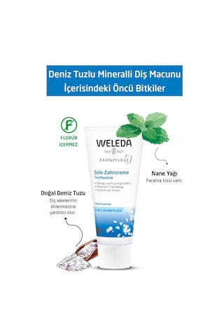 Weleda Deniz Tuzu Mineralli Organik Diş Macunu 75ml