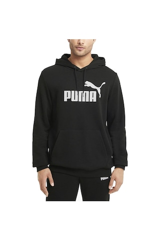 Puma Ess Big Logo Hoodie Tr Erkek Günlük Sweatshirts 58668801 Siyah