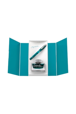 Pelikan M205 Special Edition Dolma Kalem Mürekkep Set Apatite Medium