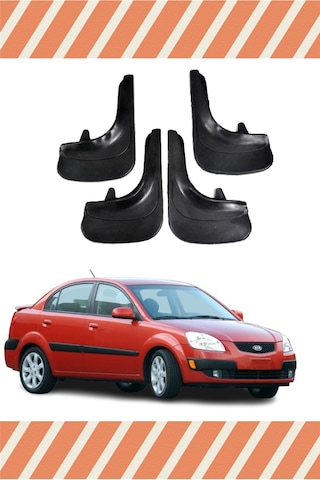 Kia Rio 2006-2011 4'Lü Tozluk Çamurluk Paçalık