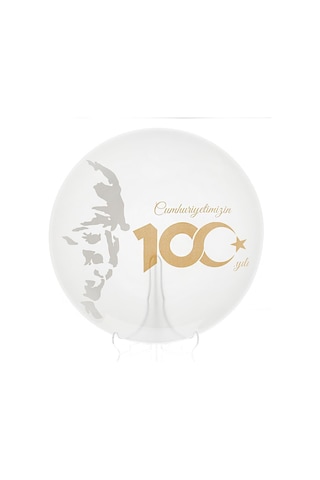 29 Ekim Cumhuriyet Bayramı Atatürk Servis Sunum Tabağı 28 Cm