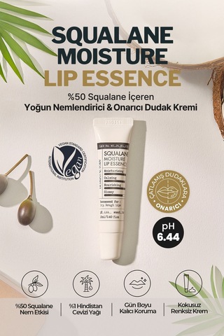 Derma Factory %50 Squalane İçeren Yoğun Nemlendirici ve Onarıcı Dudak Kremi Derma Factory Lip Essence