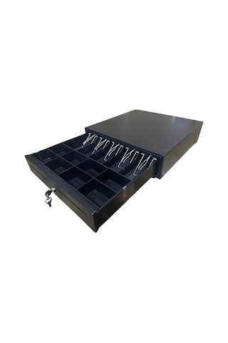 Dbpos Nt-335 Metal Para Çekmecesi 5 Gözlü Plastik Alt Tabla Cm 41 X 41 X 11 Cm