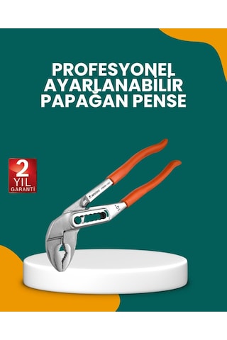 Hepsi Çelik Alaşımlı Ayarlı Papağan Pense Yalıtımlı Sap Najmaddin Standart
