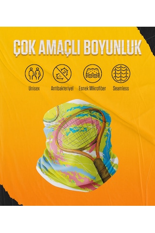 Musclecloth Çok Amaçlı Boyunluk Tennis Çok Renkli