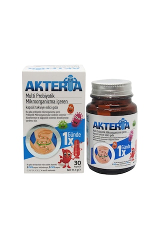 Akteria Multi Probiyotik 30 Kapsül Akteria Multi Probiyotik 30 Kapsül