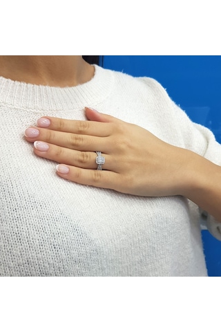 Lova 0,64 Karat Baget Pırlanta Yüzük - 1020391
