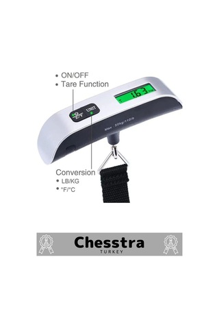 Seyahat Bavul Ağırlık Tartı Dijital Lcd Ekran Göstergeli Çok Amaçlı Taşınabilir Pilli Bagaj Tartısı Çok Renkli