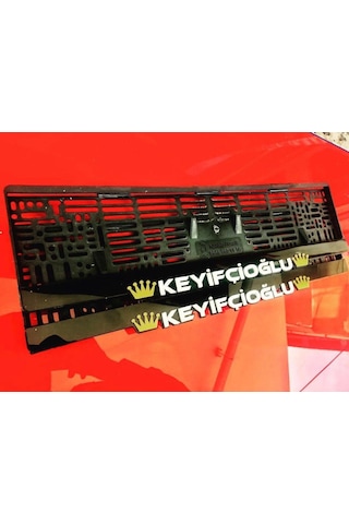 Appcity Kişiye Özel Lazer Kesim Plakalik (3D Çıkıntılı) 1 Takım 324192948