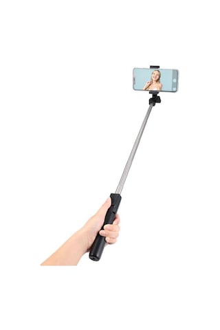 Led Işıklı Fonksiyonel Selfie Çubuğu Tripod + Monopod + Işık