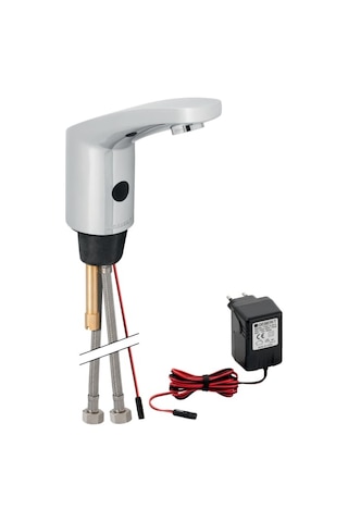 Geberit 116.145.21.1 Type185 Çift Su Girişli Elektrikli Fotoselli Lavabo Bataryası