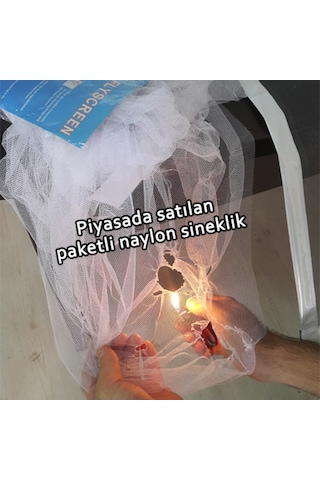 Cırtlı Yapışkanlı Pencere Sineklik - Pvc Pimapen Cam Sinekliği