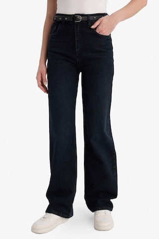 Defacto 90s Wide Leg Yüksek Bel Uzun Jean Yıkamalı Pantolon G6899ax25cwnm40 Siyah-nm40