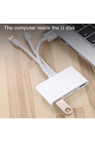 Daytona Nk1032Pro Type-C Lightning Usb-A To 2Xusb 3.0 Sd Micro Sd