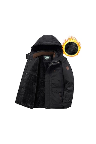 Pasifix Erkek Kalın Günlük Pamuklu Mont 001