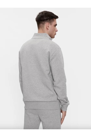 Only & Sons Erkek Onsceres Half Zip Yarım Fermuar Sweatshirt-22019055 Gri