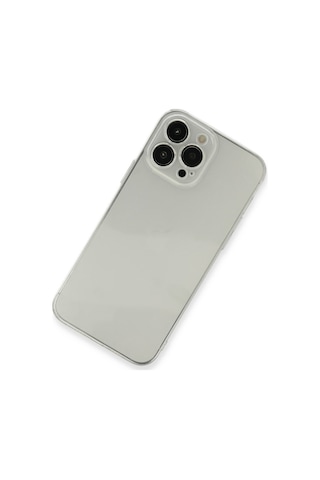 Apple iPhone Uyumlu 13 Pro Max Kılıf Fly Lens Silikon - Şeffaf