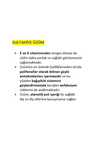 Tuğba Kuruyemiş Sultaniye Üzüm 500 Gr