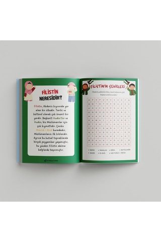 Çocuklar İçin Kudüs- Filistin Ajandam Çok Renkli