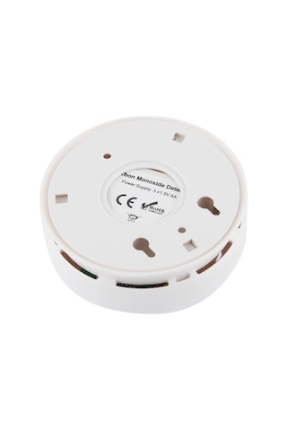 Gaz Karbon Monoksit Dedektörü Sensör Ünitesi Lcd Co Güvenlik Alarm Test Cihazı Beyaz