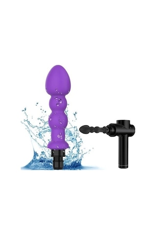 Venturemart R4 12-13mm Taşınabilir Fasya Masaj Tabancası Silikon Aksesuarları Yetişkin Spor Titreşim Tutku