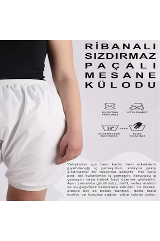 Benlife Paçalı Kısa ve Uzun Model Beraber Emici Külot 4XL