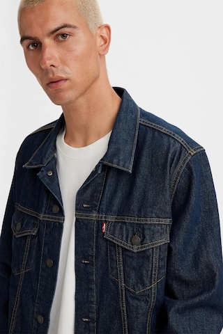 Levi's Erkek Denim Ceket: Klasik, Regular Fit, Uzun Kol, Günlük Kullanım İndigo
