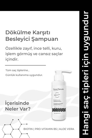 Dökülme Karşıtı Besleyici Şampuan 250 Ml