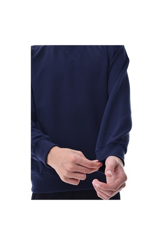 Lacivert Erkek Çocuk Sweatshirt Pamuklu Rahat Kalıp Günlük Model Lacivert