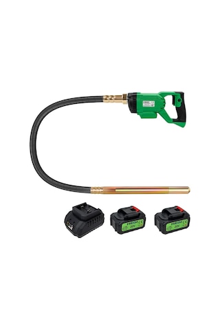 Hegi 400100100 35MM 20V 3AH Çift Akülü Beton Vibratörü