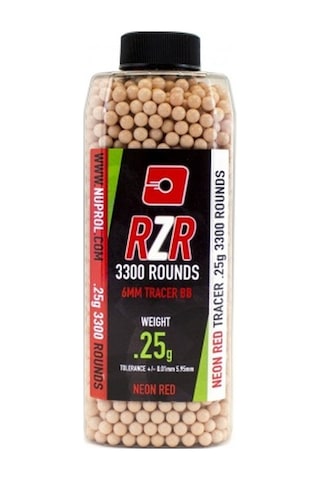 Nuprol Rzr 0.25 G 0,25 G Red Tracer Airsoft BB 3300 Adet