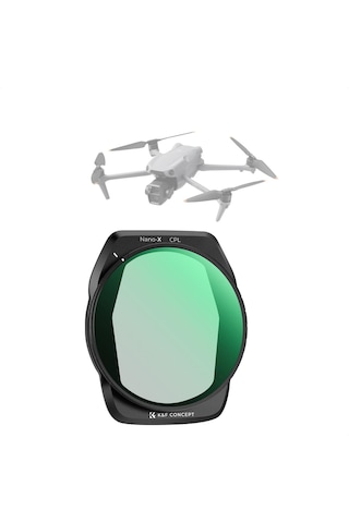 K&f Concept Djı Air 3s Uyumlu Cpl Filtre / Yüksek Cam Kalitesi