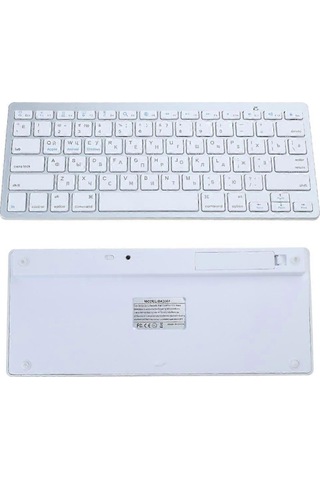 Oyun Klavyesi Rusça Klavye 78 Tuşlu Kablosuz Klavye Bluetooth Desteği