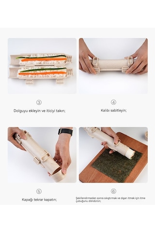 Jzcat Ev Mutfak Aletleri Dly Sushi Maker-haki