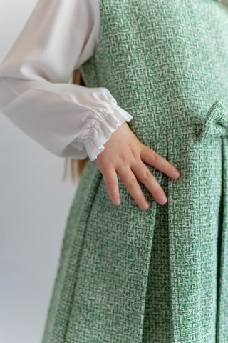 Zeyland Kız Çocuk Tüvit Elbise-Yeşil