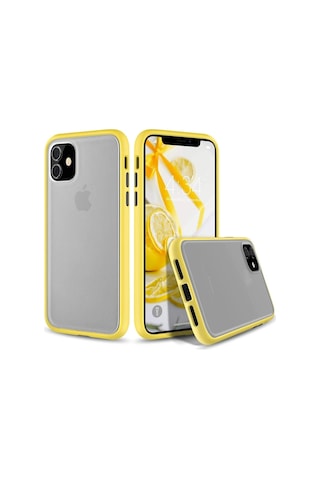 Apple Uyumlu iPhone 11 Kilif Darbeye Dayanikli Mat Silikon Kapak 392711864