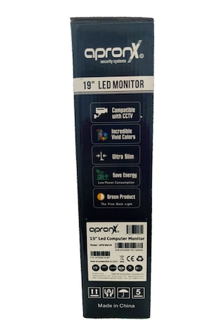 Apronx Apx-nw19 19" Led 900p Vga+hdmi Monitor