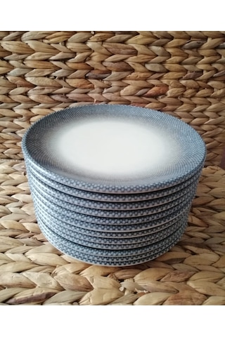 Güral Porselen Petek 19 Cm 12 Adet Pasta Tabak