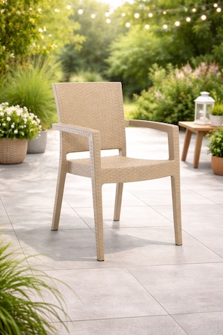 Novussi Paris Rattan Koltuk 4'lü Paket Cappuccino