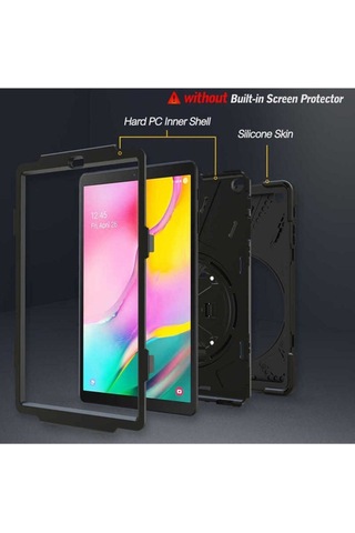 Apple Uyumlu iPad Pro 11 2018 Kılıf Zore Defender Tablet Silikon Arka Kapak