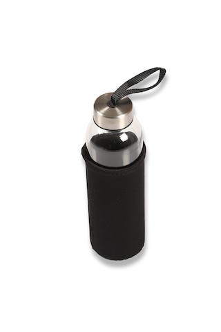 500 Ml Cam Matara Koyu Siyah