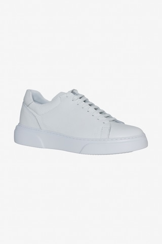 Ac&Co / Altınyıldız Classics Erkek Beyaz %100 Deri Rahat Taban Esnek Sneaker Ayakkabı